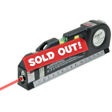 Laser Level Pro3 Horizontal Vertical 8FT 250cm Measuring Tape Ruler